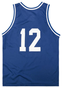 1992-95 KENTUCKY WILDCATS RHODES #12 CHAMPION JERSEY (AWAY) M