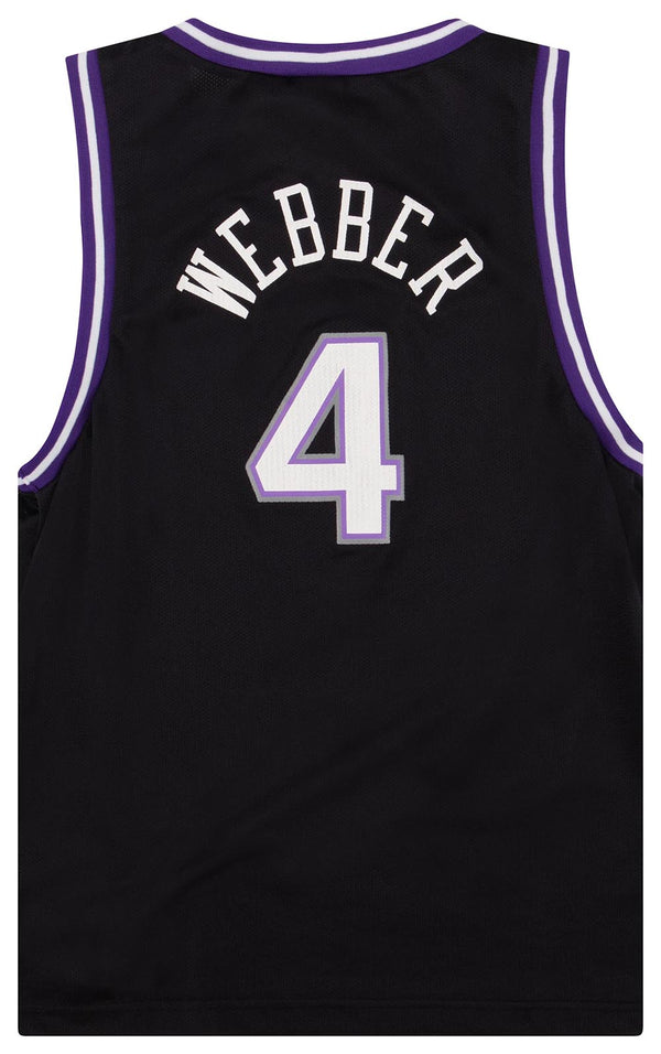 2002-04 SACRAMENTO KINGS WEBBER #4 NIKE SWINGMAN JERSEY (HOME) Y