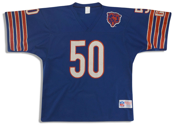 XL Mike Singletary Chicago Bears jersey printed blue