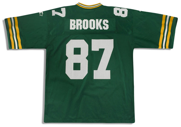 1992-96 GREEN BAY PACKERS BROOKS #87 STARTER JERSEY (HOME) XL