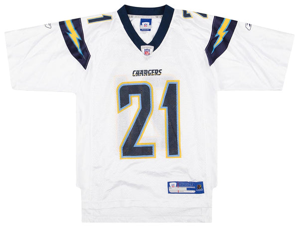 2005-06 SAN DIEGO CHARGERS TOMLINSON #21 REEBOK ON FIELD JERSEY (HOME) Y