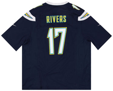 2012-16 SAN DIEGO CHARGERS RIVERS #17 NIKE GAME JERSEY (HOME) XXL