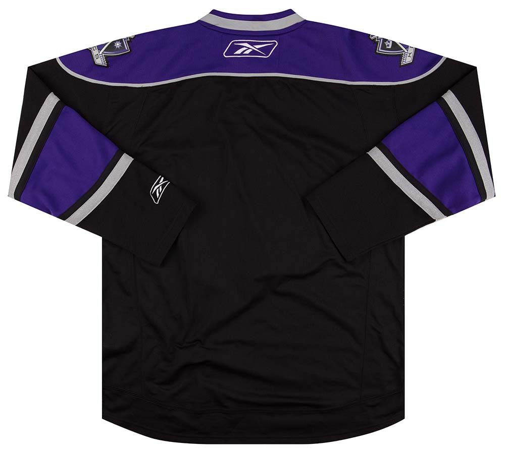 LA Kings Embroidered Baseball Jersey - Purple Large 