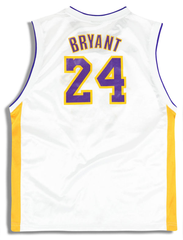 2006-10 AUTHENTIC LA LAKERS BRYANT #24 CHAMPION JERSEY (HOME) M