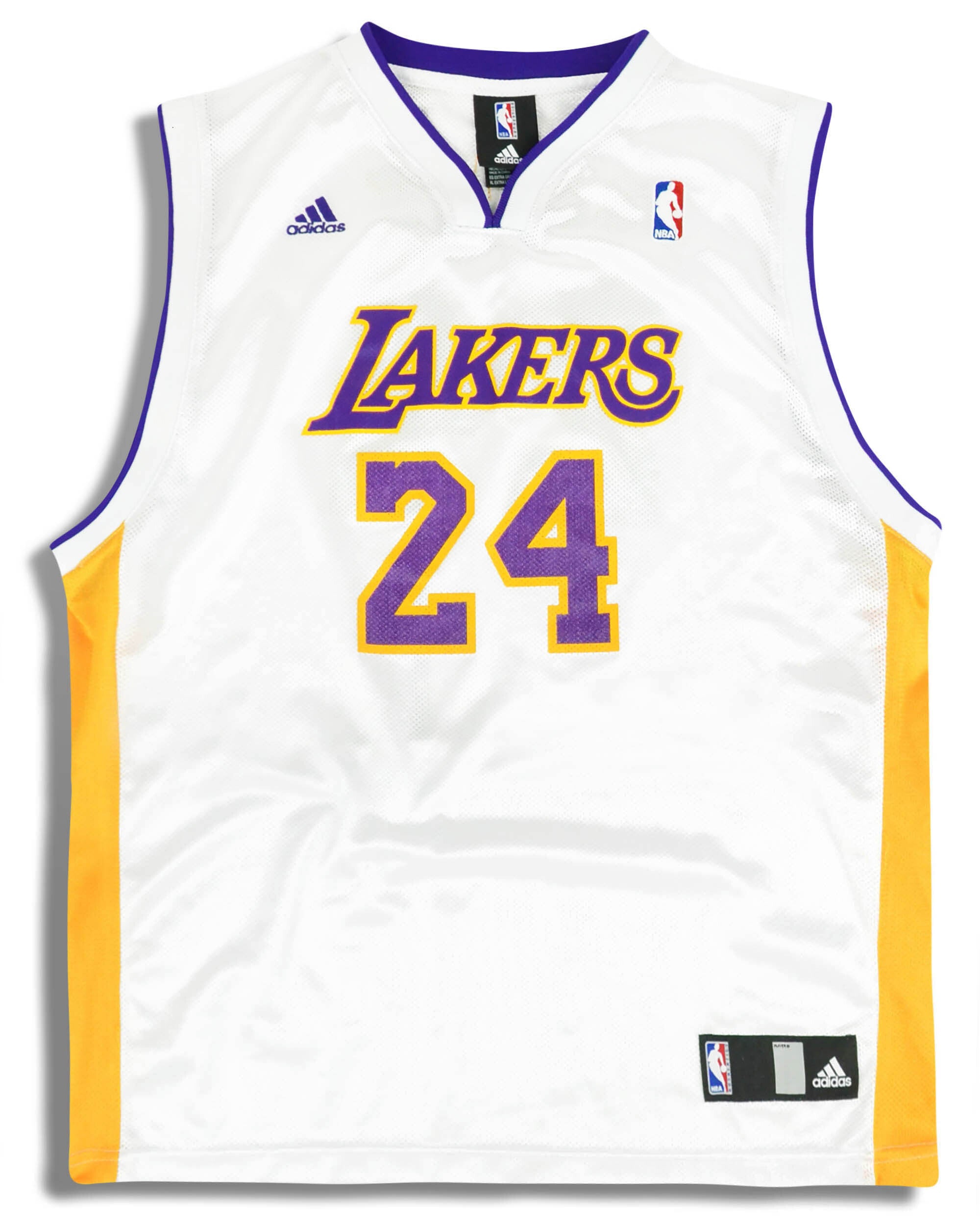 Kobe Bryant LA Lakers White Reebok 24 Jersey XL - 5 Star Vintage