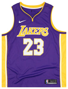 Nike NBA Los Angeles Lakers Swingman James #23 Jersey - White