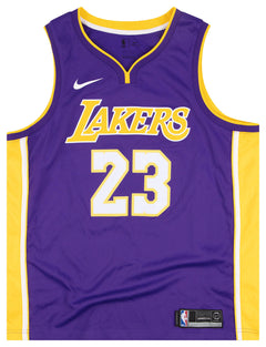 2019-20 LA LAKERS JAMES #23 NIKE SWINGMAN JERSEY (ALTERNATE) Y - W/TAG -  Classic American Sports