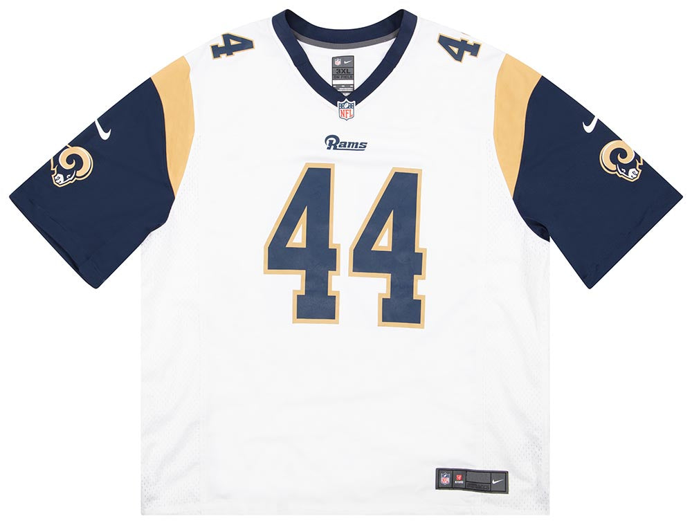 2012-15 ST. LOUIS RAMS PETERS #44 NIKE GAME JERSEY (AWAY) 3XL - Classic  American Sports