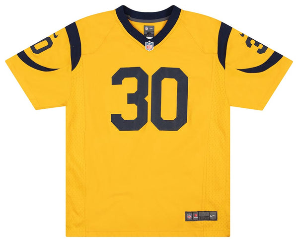 2017-19 LA RAMS GURLEY II #30 NIKE GAME JERSEY (ALTERNATE) Y - Classic  American Sports