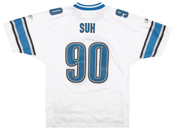 Vintage Y2K Reebok NFL Ndamukong Suh Detroit Lions Jersey 90 