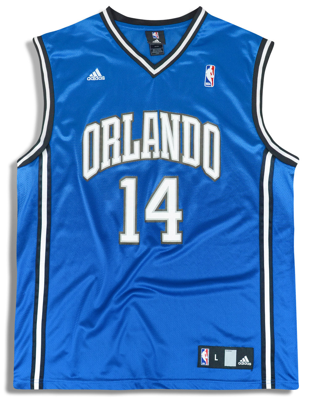 2006-08 ORLANDO MAGIC NELSON #14 ADIDAS JERSEY (AWAY) L