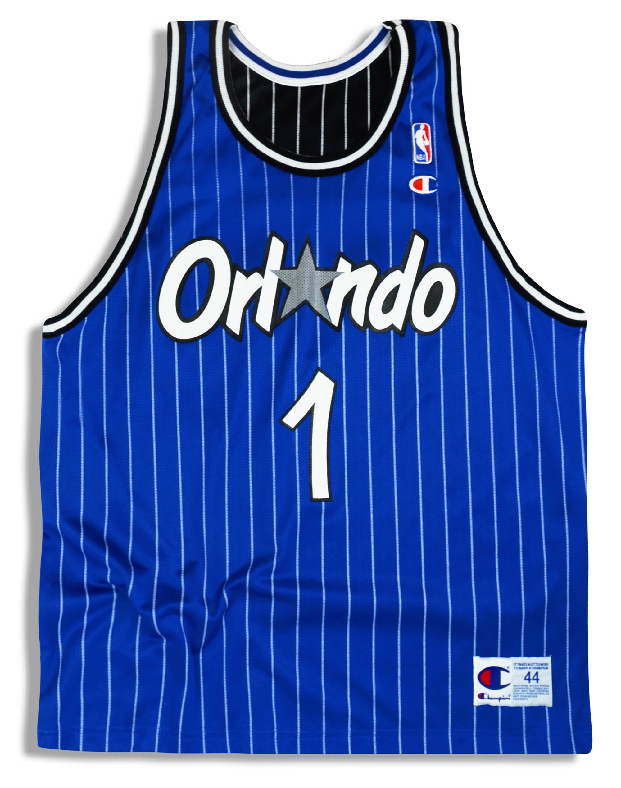 VINTAGE PENNY HARDAWAY ORLANDO MAGIC REVERSIBLE CHAMPION JERSEY