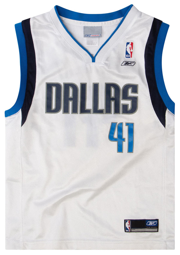 Vintage RARE NBA Reebok Jersey Dallas Mavericks ALL-STAR Dirk Nowitzki Xl  #41