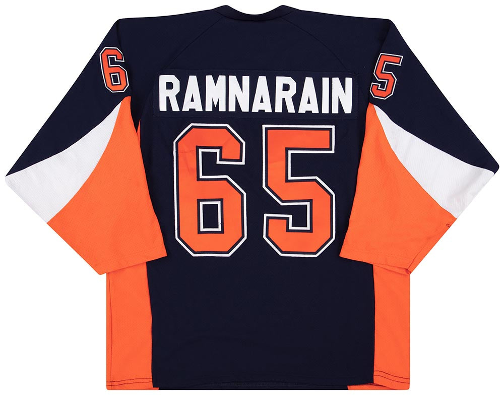 2010's MARKHAM ISLANDERS RAMNARAIN #65 OZ JERSEY (AWAY) L