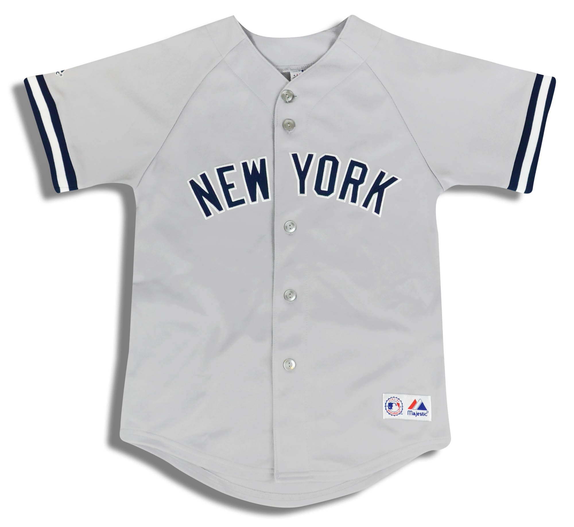 2005-2009 NEW YORK YANKEES MAJESTIC JERSEY (AWAY) Y - Classic American  Sports