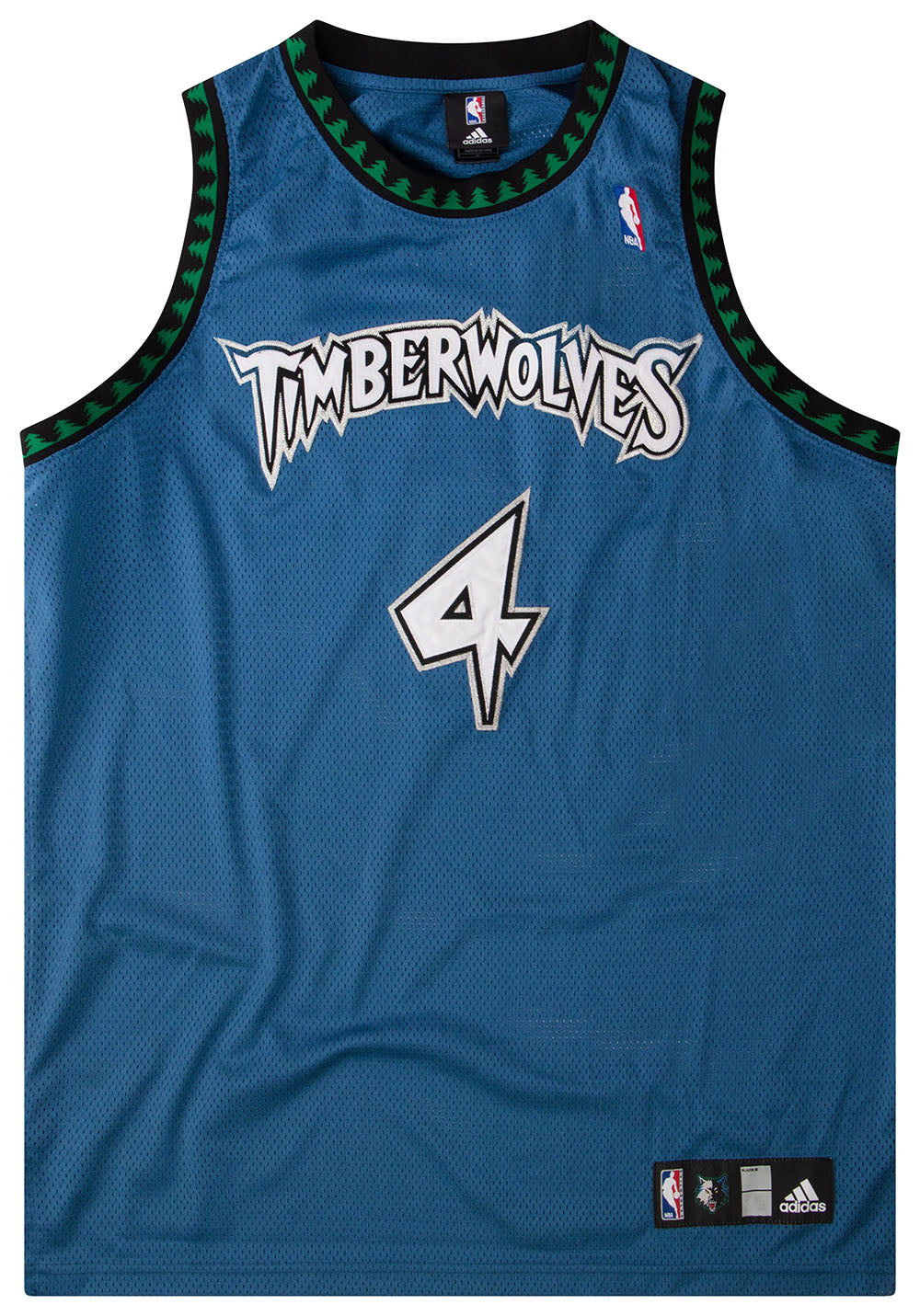 adidas Minnesota Timberwolves NBA Blue Authentic On-Court Climacool Blank  Jersey for Men (3XL)