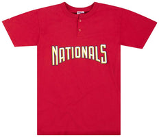 Vintage Washington Nationals MLB Baseball Jersey Red Large, Vintage Online