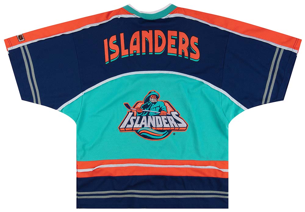 Vintage New York Islanders Fisherman Starter Jersey Size Medium Blue Ice  Hockey