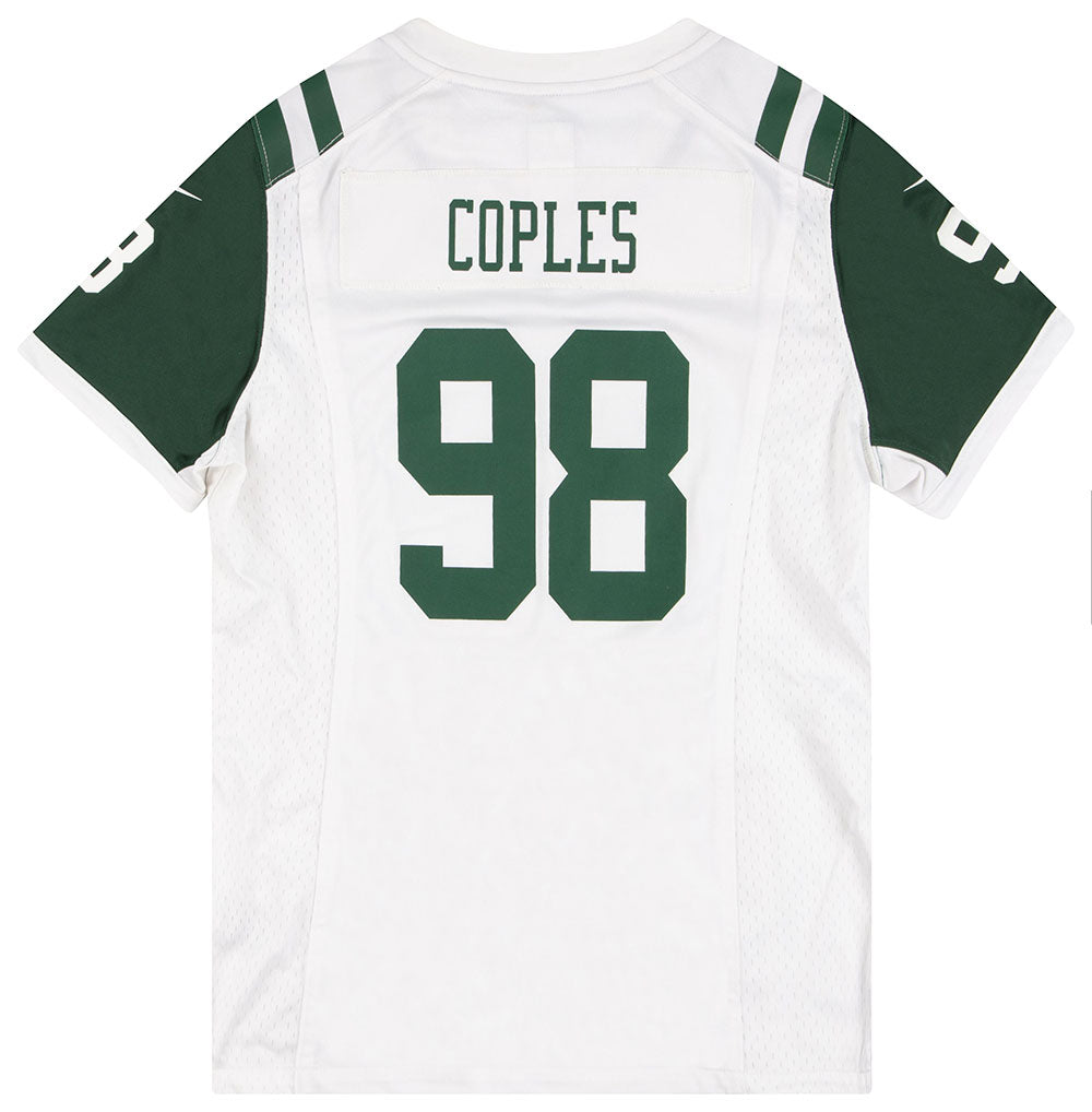 2012-15 NEW YORK JETS COPLES #98 NIKE GAME JERSEY (AWAY) WOMENS (M)