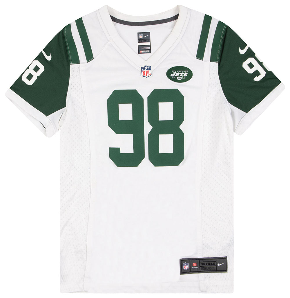 2012-15 NEW YORK JETS COPLES #98 NIKE GAME JERSEY (AWAY) WOMENS (M)