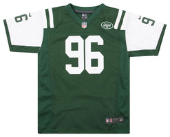 2012-17 NEW YORK JETS WILKERSON #96 NIKE GAME JERSEY (HOME) Y