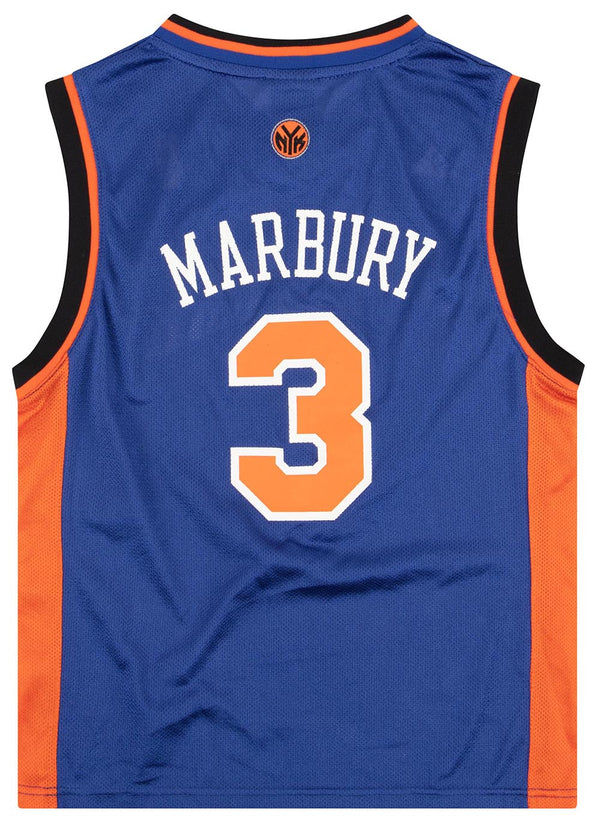 NBA Adidas New York NY Knicks Marbury Jersey Romper Onesie Size 18