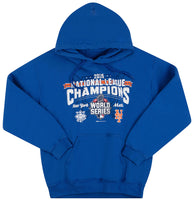 2015 NEW YORK METS NATIONAL LEAGUE CHAMPIONS HOODED SWEAT TOP M