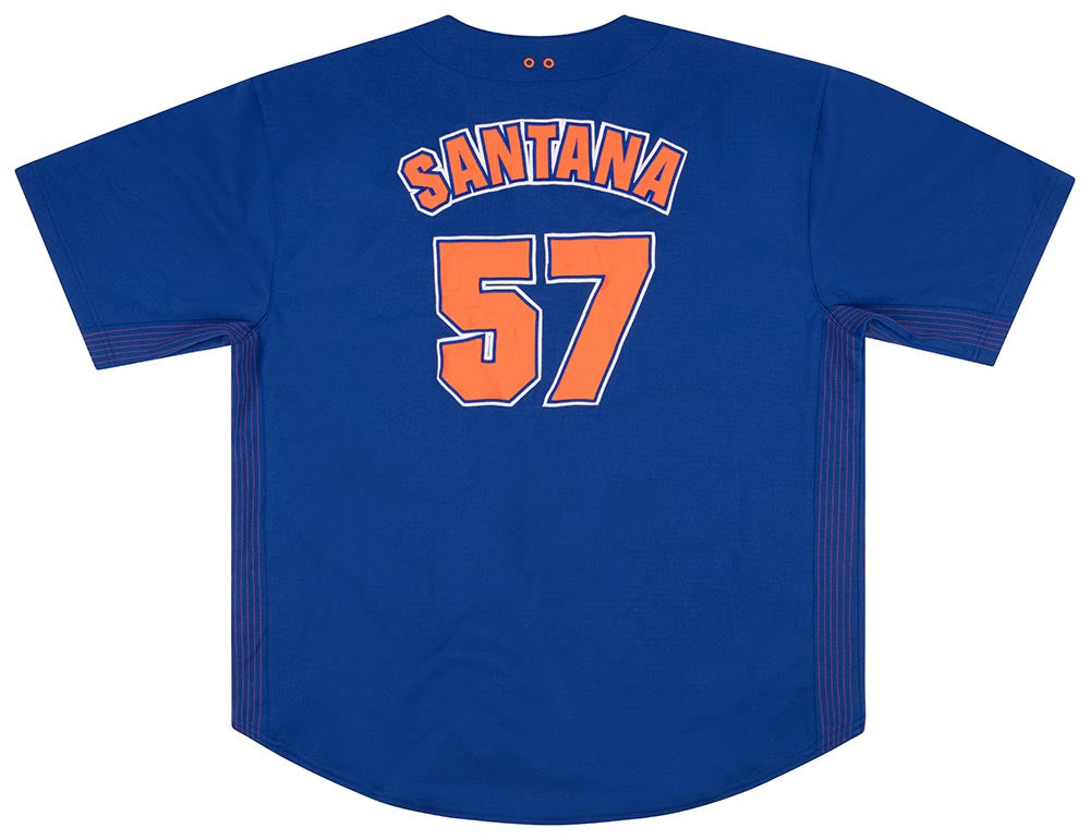 2008-10 NEW YORK METS SANTANA #57 TRUE FAN JERSEY XXL