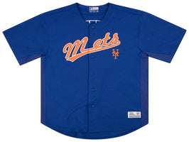 2007-10 NEW YORK METS AUTHENTIC MAJESTIC BATTING PRACTICE JERSEY L -  Classic American Sports