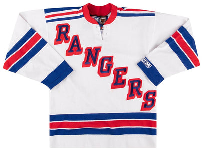 1999-00 NEW YORK RANGERS CCM JERSEY (HOME) Y - Classic American Sports