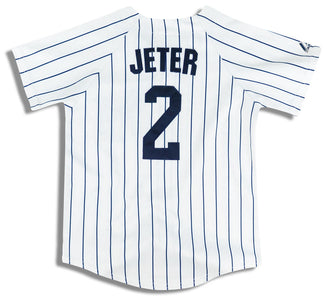 2005-08 NEW YORK YANKEES JETER #2 MAJESTIC JERSEY (HOME) L - Classic  American Sports