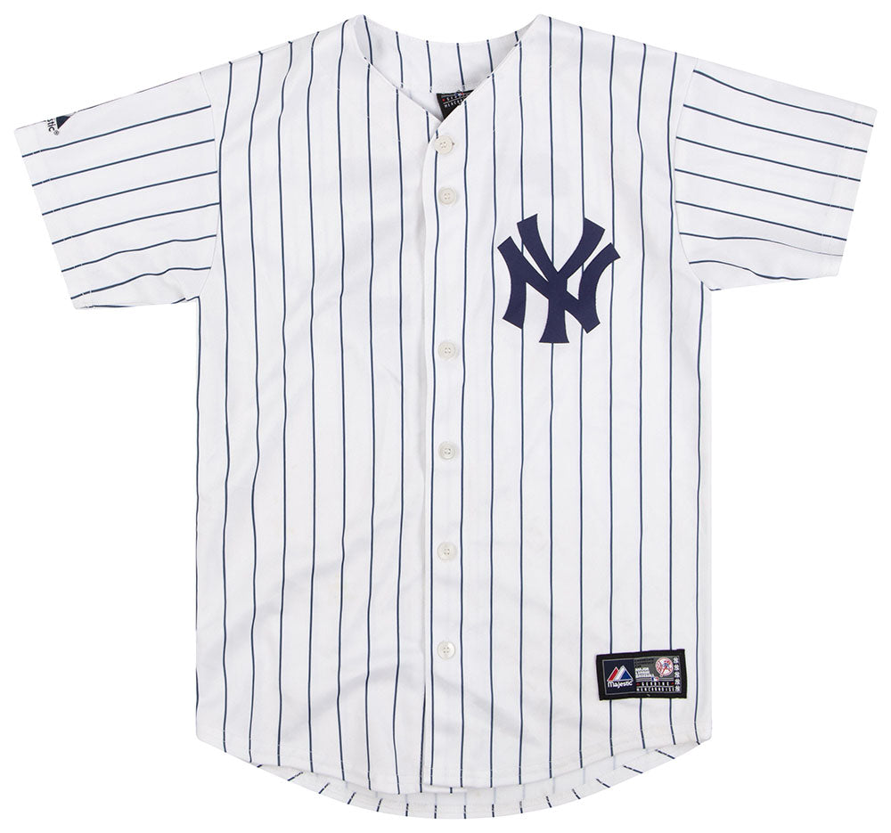 2009-14 NEW YORK YANKEES TEIXEIRA #25 MAJESTIC JERSEY (HOME) Y - Classic  American Sports