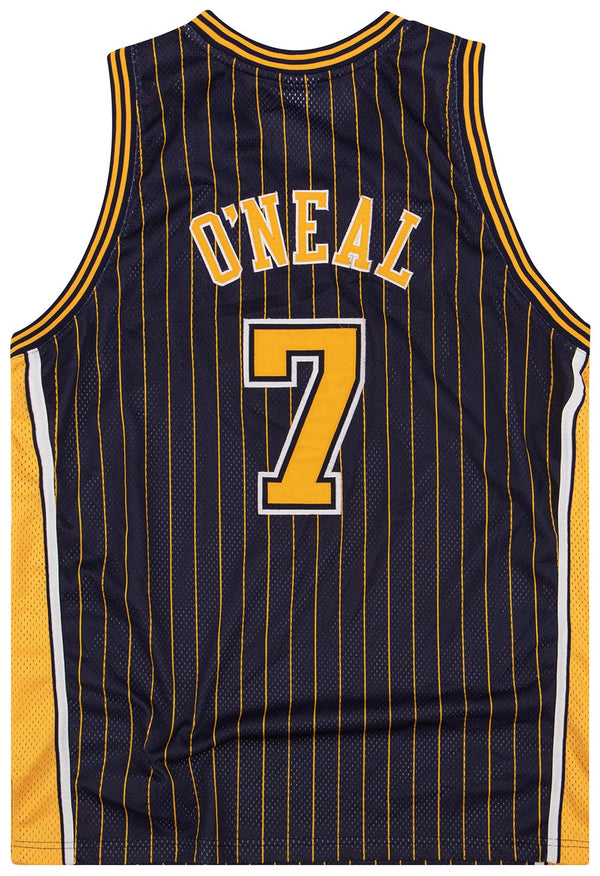 2001-05 AUTHENTIC INDIANA PACERS O'NEAL #7 REEBOK JERSEY (HOME) 3XL -  Classic American Sports