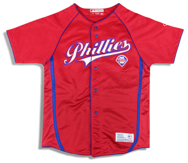 PHILADELPHIA PHILLIES VINTAGE 2008 WORLD SERIES TRUE FAN JERSEY