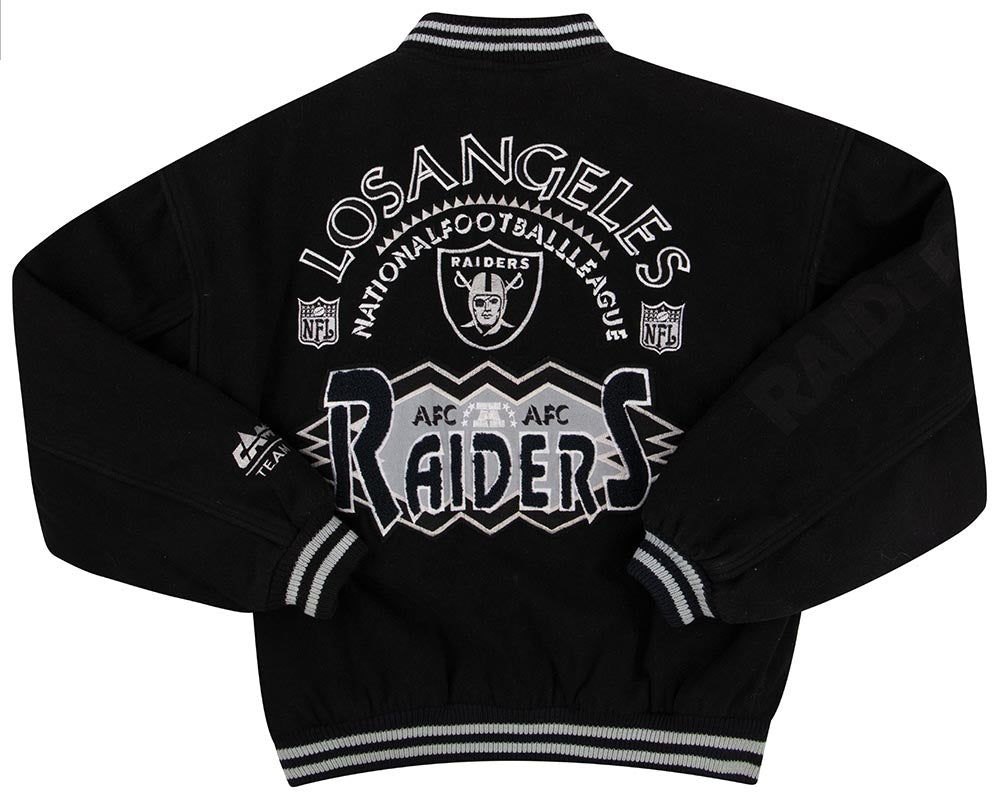 Vintage NFL (Campri Teamline) - Los Angeles Raiders Zip-Up Jacket