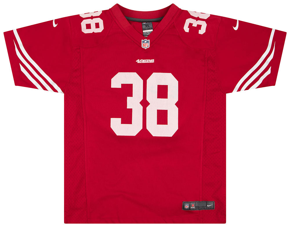 2013-14 SAN FRANCISCO 49ERS LATTIMORE #38 NIKE GAME JERSEY (HOME) Y -  Classic American Sports