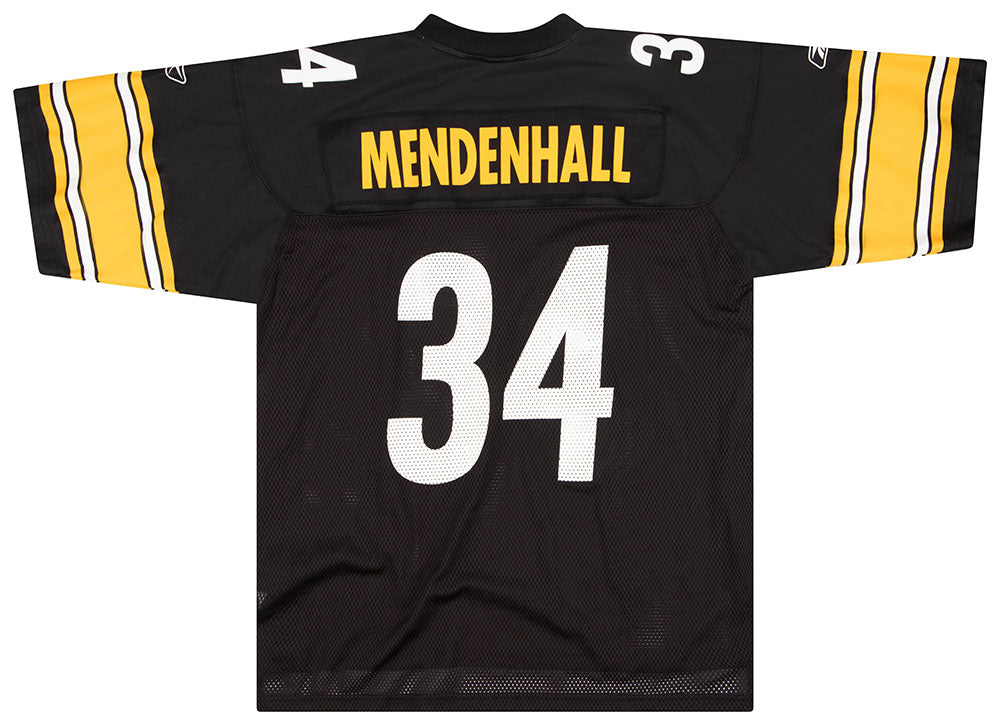 2008-11 PITTSBURGH STEELERS MENDENHALL #34 REEBOK ON FIELD JERSEY (HOME) L