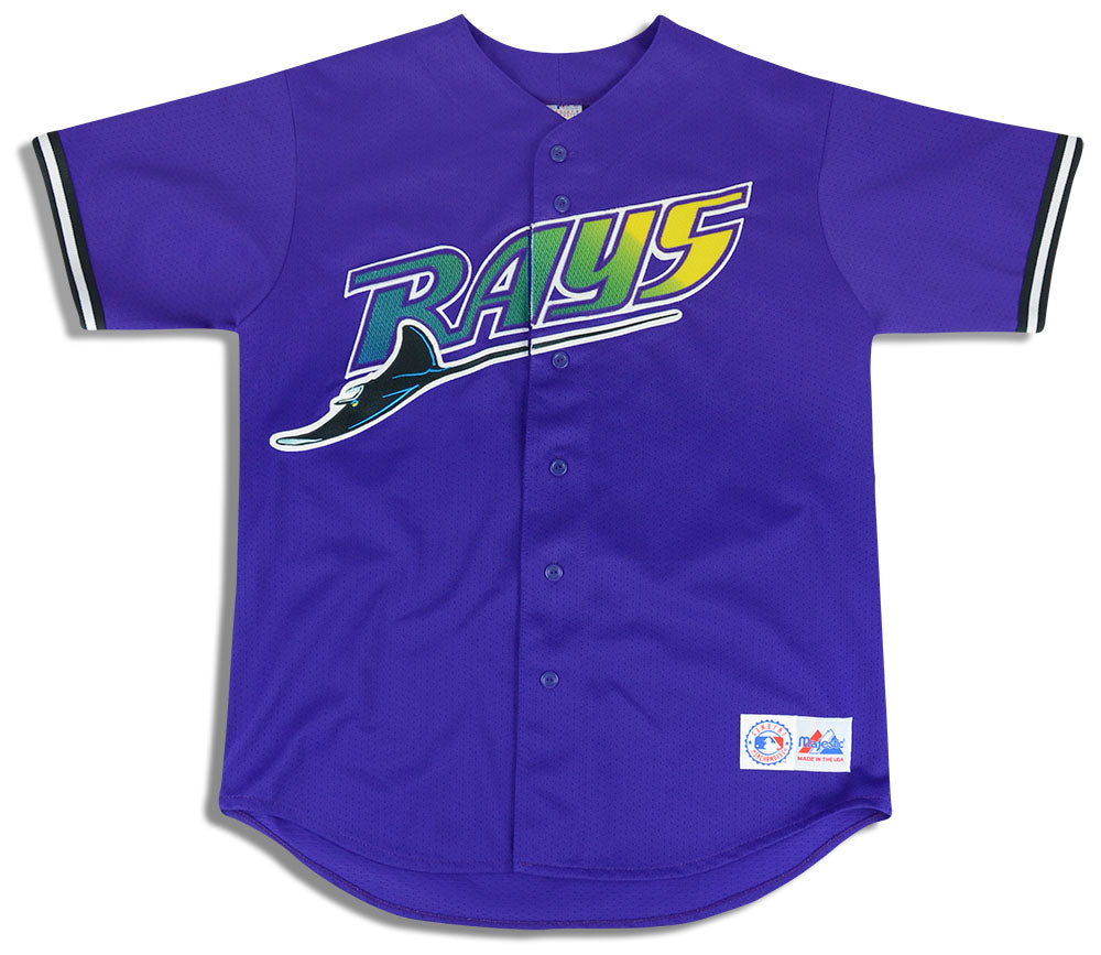 1998-00 TAMPA BAY RAYS MAJESTIC PRACTICE JERSEY L - Classic