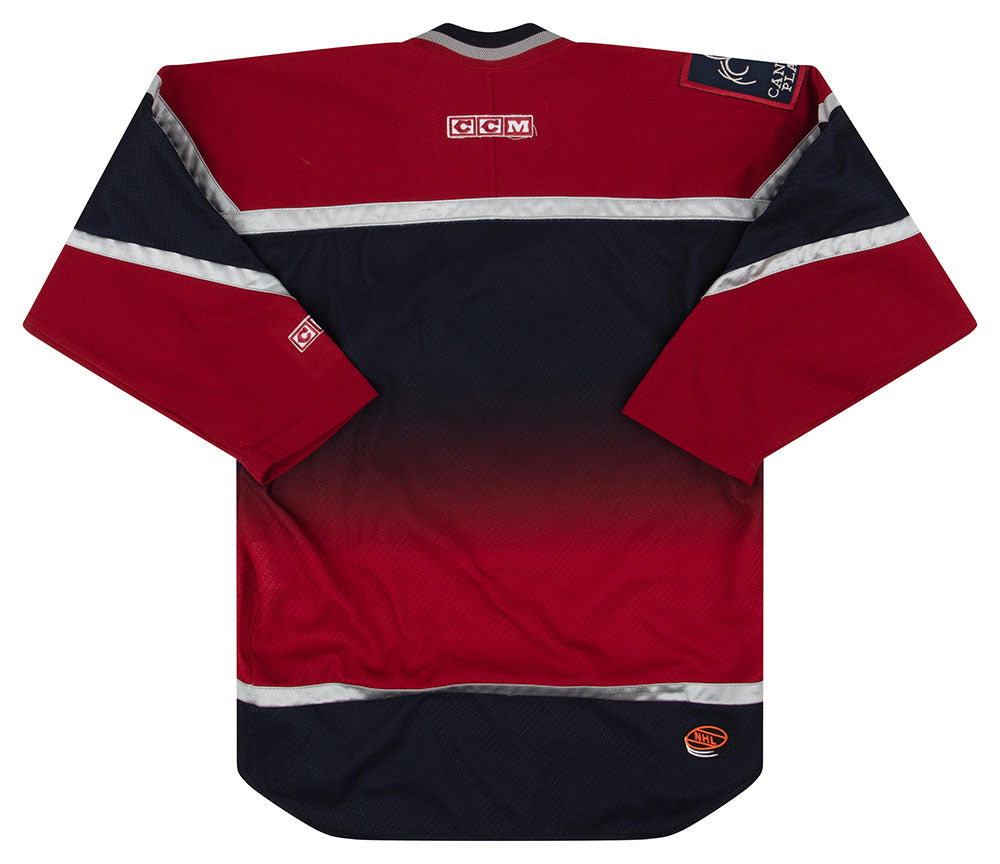 NHL, Shirts & Tops, Ccm Vintage Vancouver Canucks Hockey League Blue  Jersey