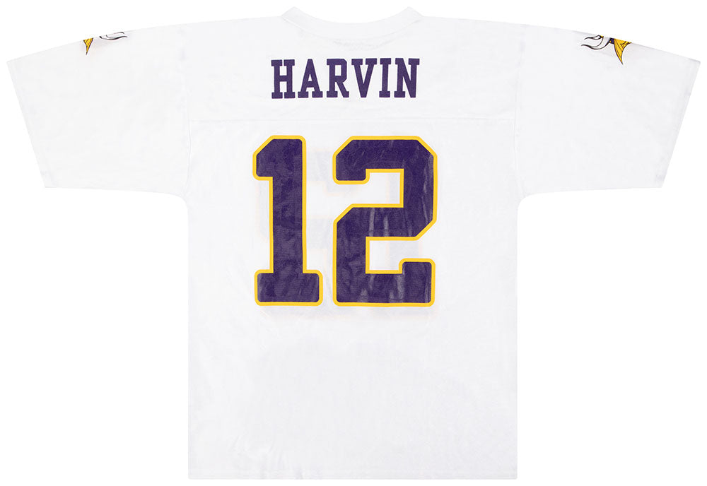 2009-11 MINNESOTA VIKINGS HARVIN #12 NFL REPLICA JERSEY (AWAY) M