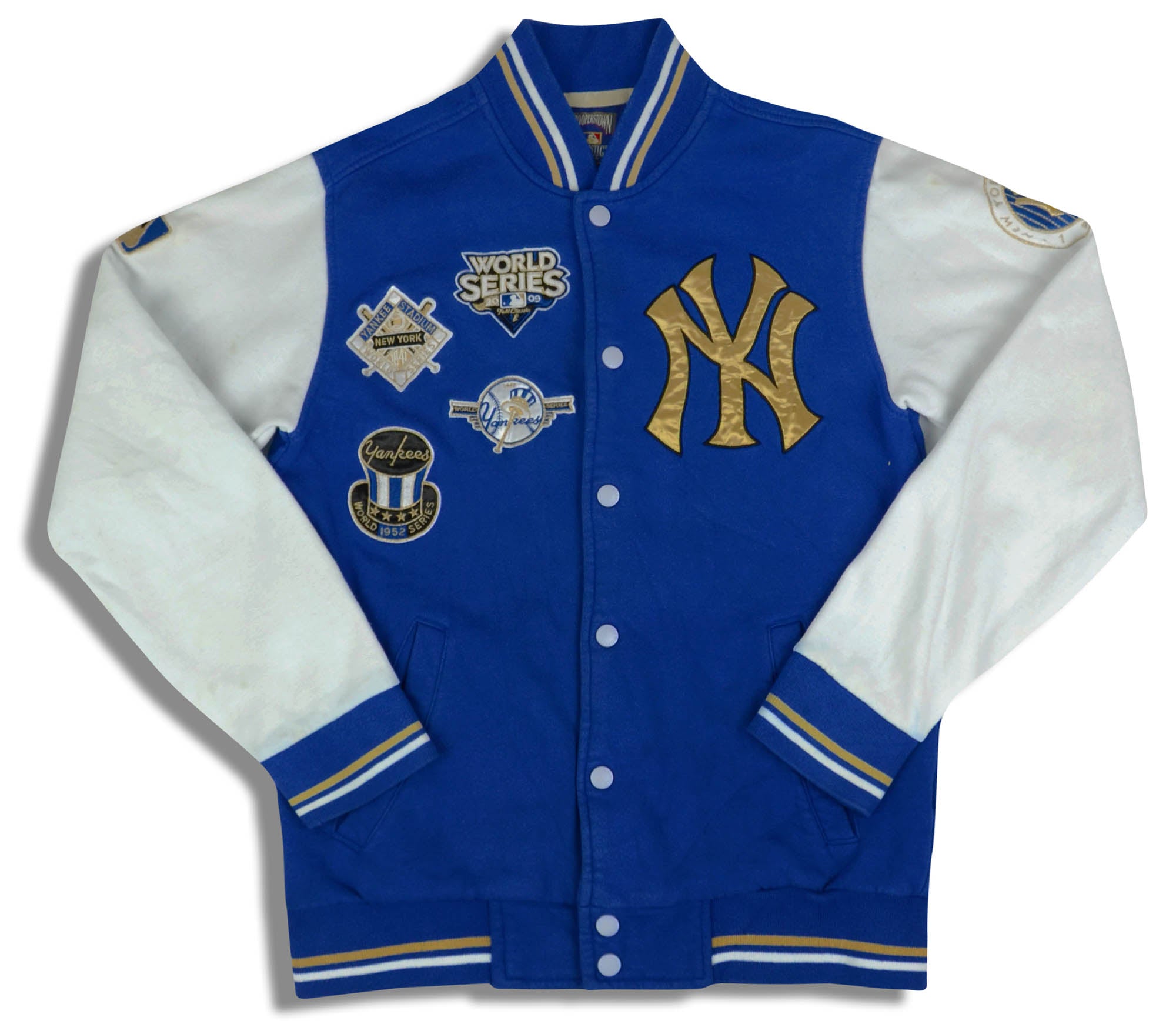 Unleash your style: Majestic Athletic New York Yankees Multi Hit Varsity  Jacket True Navy MAJESTIC ATHLETIC X